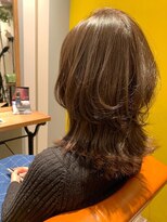 ムーン(moon) くびれヘア/アプリコットオレンジ/夏のヘアアレンジ/武蔵小杉