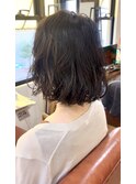 ラフウェーブボブ　20代30代40代　パーマカーリーヘア