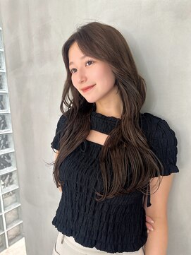 ロンド ジュルード 名古屋(Lond jeloud) 韓国 ゆるふわ ウェーブ 透明感カラー