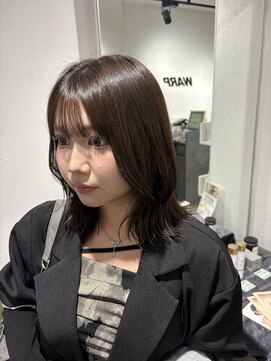 ワープ 青葉台(WARP) くびれボブ/ボブ/ミディアム/カラー/カット/青葉台