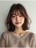 黒髪カタログ/クラゲヘアー/オリーブグレー/大口子安新子安横浜