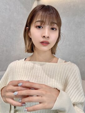 レイヤーカット/くびれ巻き/ヨシンモリ/小顔カット/イメチェン