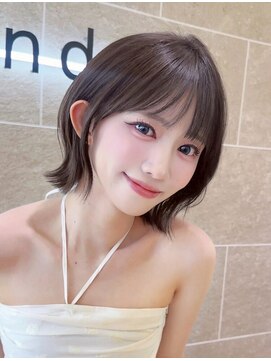 サンドパールス 仙台店(sand PALCE) 髪質改善/大人ガーリー/似合わせカット/ショートボブ前髪/仙台