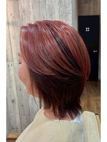 ヘアショップエヌアンドエー 久喜店(hairshop N&A)&nbsp;華やかさ溢れるカシスブラウン×レイヤーカット