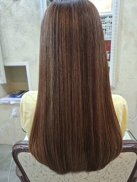 バンブーグラス(Bamboo grass) 酸性ストレート×髪質改善×カット×トリートメント