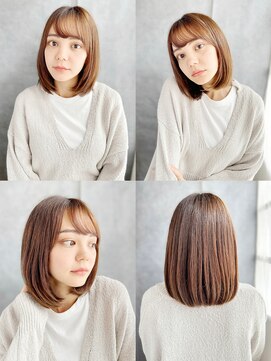 ラピス 新宿店(Lapis) 白髪カバー × 上質ツヤミディ[新宿/新宿駅/新宿]