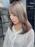 ハイライトブリーチ+カラー+トリートメント