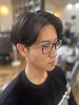アンカー(ANCHOR) MEN’S/リバースセンターパート/ニュアンスパーマ/印西市