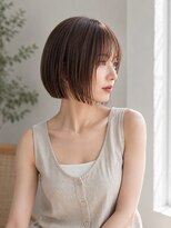 ボンドヘアー(Bond Hair) 透明感ブラウンアッシュ/レイヤーカット/ショートボブ