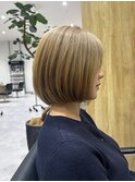 ナチュラルまるみボブ