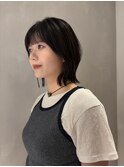 ナチュラルショート/ショートボブ/顔周り/30代40代50代