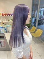 ステラ ヘア デザイン サロン(STELLA hair design salon)&nbsp;ペールラベンダー×ロング