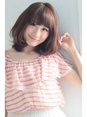 小顔ナチュラルボブ