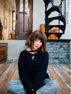 ヘアメイク パッセージ 千歳船橋店(hair make passage) パンキッシュカジュアルボブ