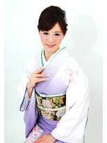 ゲッカビジン(GEKKABIJIN)&nbsp;夜会巻きのアップアレンジ《ヘアセット&着付 GEKKABIJIN》