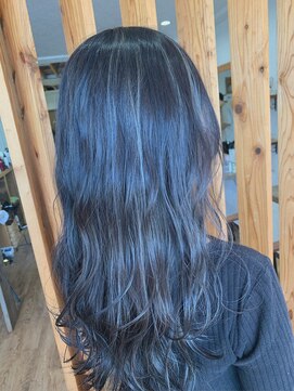 アモヘアー 城山店(amo hair) : ハイライト グレージュ