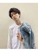 爽やかナチュラルツーブロ束感ショートアップバング