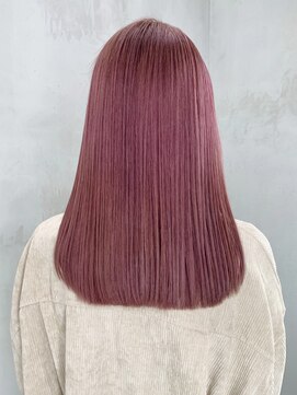 アルバム 銀座(ALBUM GINZA) ピンクグレープ_ホワイトアッシュエアリーミディ_ba313471