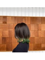 アンチ ブーン(ANTI boon)&nbsp;裾カラー×グリーン