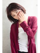 アドレバイハピネス(ADORE by happiness)&nbsp;大人可愛いベビーバング　ワンカールショコラベージュ