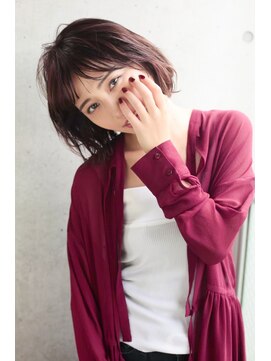 アドレバイハピネス(ADORE by happiness) 大人可愛いベビーバング ワンカールショコラベージュ