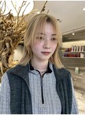 顔周りカット×ハイトーン◎