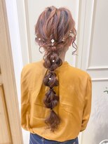 ヴィーヴォ 天六店(VIVO)&nbsp;【VIVO】大阪梅田ヘアセット 結婚式ヘア 二次会ヘア 編み下ろし