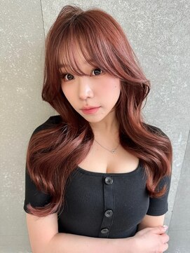 ロンド マーレ 天神大名店(Lond mare) 大人可愛いガーリーチョコレートアッシュ韓国ハイレイヤーカット