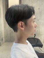 フイ 自由が丘(men's salon Hui)&nbsp;メンズ/アップバング/ツーブロックマッシュ/束感ショート波巻き