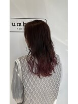 ナンバー(number+)&nbsp;大人可愛いピンクベージュグラデーションカラーくびれボブ透明感