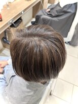 アッシュ 大泉学園店(Ash) 白髪の透明感と立体感を活かしたベージュカラー