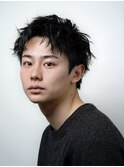 【alpha 新宿】ランダムパーマ×アップバング