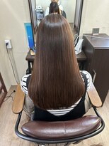 ライフ 忍ケ丘店(Lyfe)&nbsp;髪質改善賛成ストーレートロング_シアカラーブラウン_429