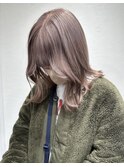 【透明感たっぷりなミルクティーグレージュ】