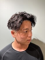 スタンドバーバー 柏(STAND BARBER)&nbsp;カルマパーマ/ベリーショート/ダークアッシュ/ニュアンスパーマ