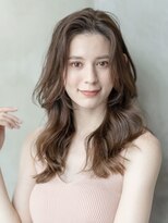 ケアリー 大日(Carelly)&nbsp;デザインカラー/レイヤーカット/ウェットヘア/オリーブベージュ