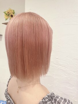 ハーティーモトヤワタ(hearty MOTOYAWATA) ヘイリーボブ　ペールピンク