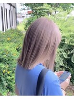 ルプラ ガーデン(le-pla garden)&nbsp;ミルクティーベージュ#切りっぱなしボブ#ダブルカラー#豊橋#豊川