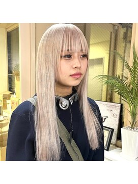 グロウ 渋谷(grow) ハイトーンミルクティー　プルエクステ100本