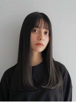 エフェクト 横浜(effect) アッシュブラウン 冬カラー ブリーチなしの透明感