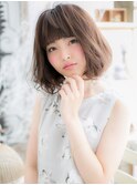 フレンチカジュアルくせ毛風小顔抜け感ボブc6上尾20代30代40代