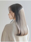小顔ミディアム#髪質改善#白髪ぼかし#鎌倉#40代#50代#グレージュ