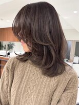 ネイロ バイ ジルブラン 葛西(NeiRo by JIL BLAN) レイヤーカット白髪ぼかしハイライトダブルカラーインナーカラー