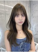シースルーバング/顔周りカット/レイヤーカット上野