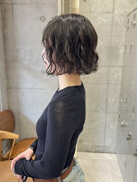 トマト(TOMTO) 【RENA】ボブパーマ_コテ巻き風パーマ