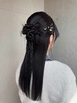 フーコー 小倉魚町店 (fuhcoh) カチモリハーフアップ☆