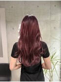 ロング赤髪
