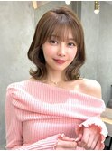 夏におすすめ！明るいカラーの結べるボブ