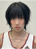 ボブウルフ/ウルフ/ハッシュボブ
