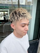 メロウマン(mellowman) スキンフェード×スパイキーショート【立川men's】メンズカット
